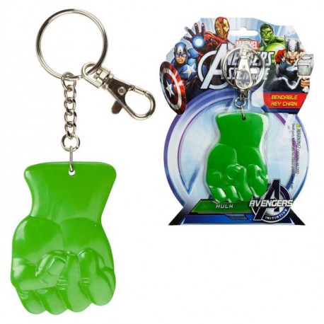 Keychain Rubber Hulk Fist Marvel