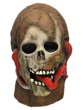 Máscara terrorífica Snake Mummy Don Post para adultos