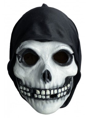 Máscara The Fiend de Misfits con capucha negra