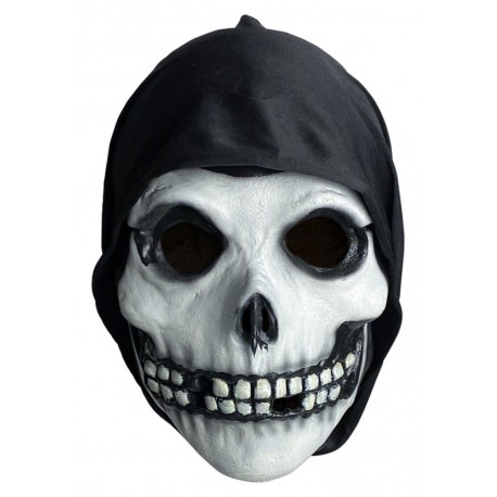 Máscara The Fiend de Misfits con capucha negra