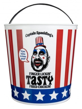 Cubeta para dulces La Casa de los 1000 Cadáveres con diseño de Captain Spaulding