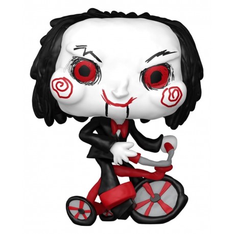 Funko Pop de Billy de Saw sur tricycle