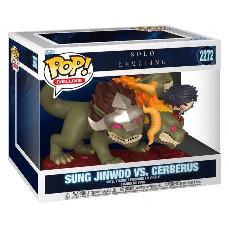 Funko Pop Sung Jinwoo vs. Cerberus de Solo Leveling