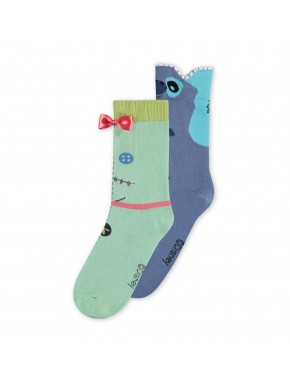 Chaussettes Lilo & Stitch aux designs colorés