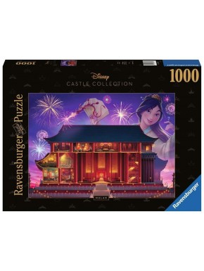 Caixa do quebra-cabeça Disney Castle Collection Mulan 1000 peças