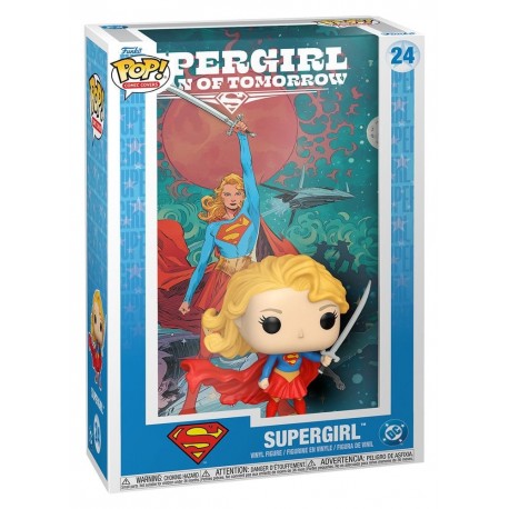 Funko Pop Comic Cover de Supergirl avec couverture de bande dessinée