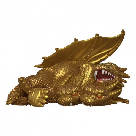 Figura POP! de King Ghidorah durmiendo, color dorado
