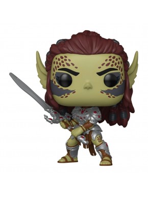 Figura POP de Lae'zel de Baldur's Gate 3 con espada.