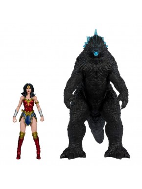 Pack de figurines Wonder Woman et Atomic Blast Godzilla