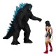 Pack de figuras Mulher-Maravilha e Godzilla Atomic Blast