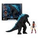 Pack de figuras Mulher-Maravilha e Godzilla Atomic Blast