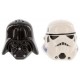 Salt and Pepper shakers of Vader and Stortrooper