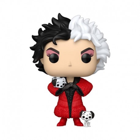 Figura POP! Disney Cruella De Vil com dálmatas