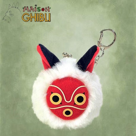 Chaveiro porta-moedas Funwari Máscara San da Studio Ghibli