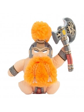 Peluche Fyreslayer Warhammer avec barbe orange et hache