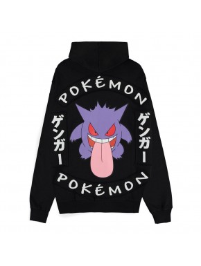 Sudadera negra Pokémon Gengar XL