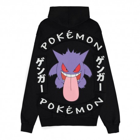 Sudadera negra Pokémon Gengar XL