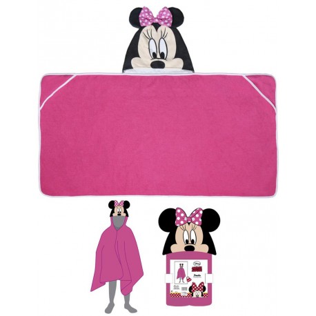 Towel Poncho Minnie Mouse Disney