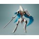 Figura ReFantazio Seeker 19 cm con armadura blanca y capa azul