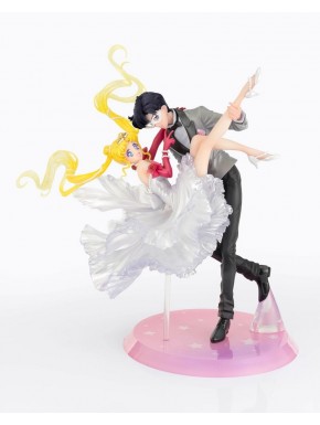 Estatua de Usagi y Tuxedo Mask de Sailor Moon, 24 cm
