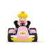 Coche teledirigido Peach Super Mario Kart en color rosa y negro