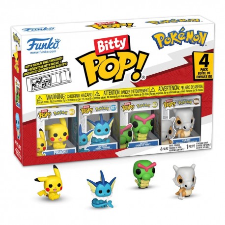 Pacote Pokémon Bitty POP! 4 Figuras Funko
