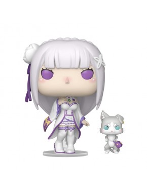 Figura Funko POP! Emilia com Puck de Re:Zero