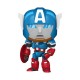 Figura POP! Vinyl Captain America 9 cm estilo mech Marvel
