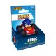 Figura Sonic The Hedgehog diecast em carro 5 cm