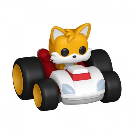 Figura Tails de metal no kart 5 cm Super Racers
