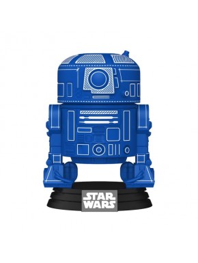 Figura POP! Vinyl R2-D2 de Star Wars em azul