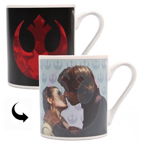 Taza térmica Solo y Leia Star Wars I Love You I Know