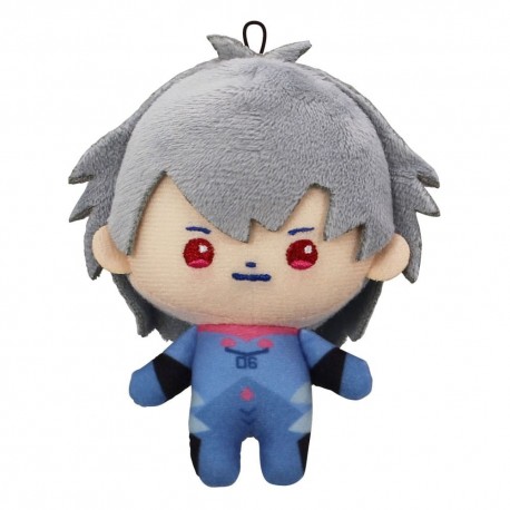 Peluche de Kaworu de Neon Genesis Evangelion de 10 cm