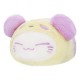 Peluche Nemuneko Cat pastel panda morado