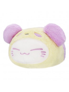 Peluche Nemuneko Cat pastel panda morado