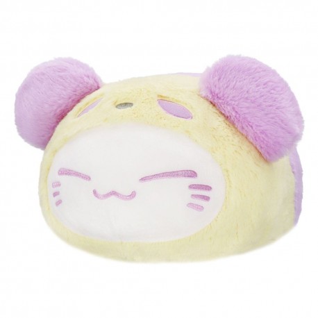 Peluche Nemuneko Cat pastel panda morado