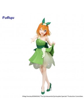 Estatua de Yotsuba Nakano con vestido pastel verde