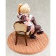 Statue en PVC d'une elfe soubrette en pose suggestive, 18 cm