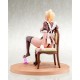 Statue en PVC d'une elfe soubrette en pose suggestive, 18 cm