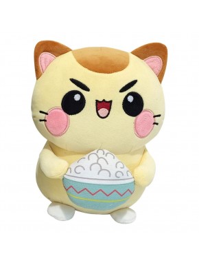 Peluche de gato divertido con arroz de 25 cm