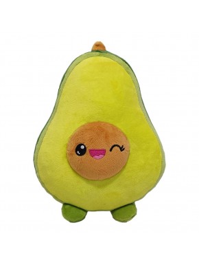 Peluche Yummis Aguacate 28 cm verde y sonriente