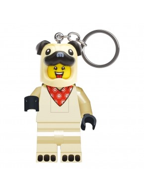 Llavero LEGO Minifigures Pug iluminado