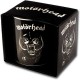 Caneca de porcelana preta com design Motörhead Warpig