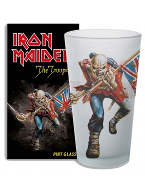 Copo Iron Maiden The Trooper com imagem de Eddie