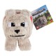 Peluche de Minecraft Dennis el Lobo, 20 cm