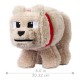 Peluche de Minecraft Dennis el Lobo, 20 cm