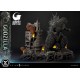 Diorama de Godzilla Minus One com luz e detalhes LED
