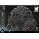 Diorama de Godzilla Minus One com luz e detalhes LED