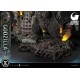 Diorama de Godzilla Minus One com luz e detalhes LED