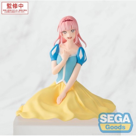 Estatua de Hina Chono en vestido azul y amarillo de 9 cm